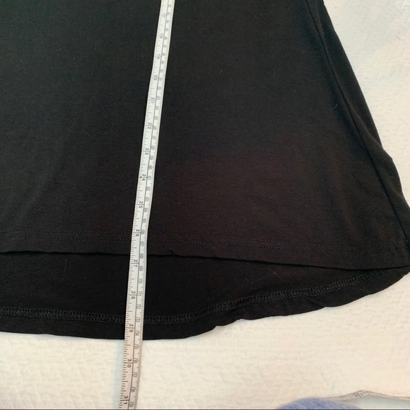 𝅺ISAAC Mizrahi🖤Black Long Sleeve Top Crossover Front Size S - Picture 9 of 9